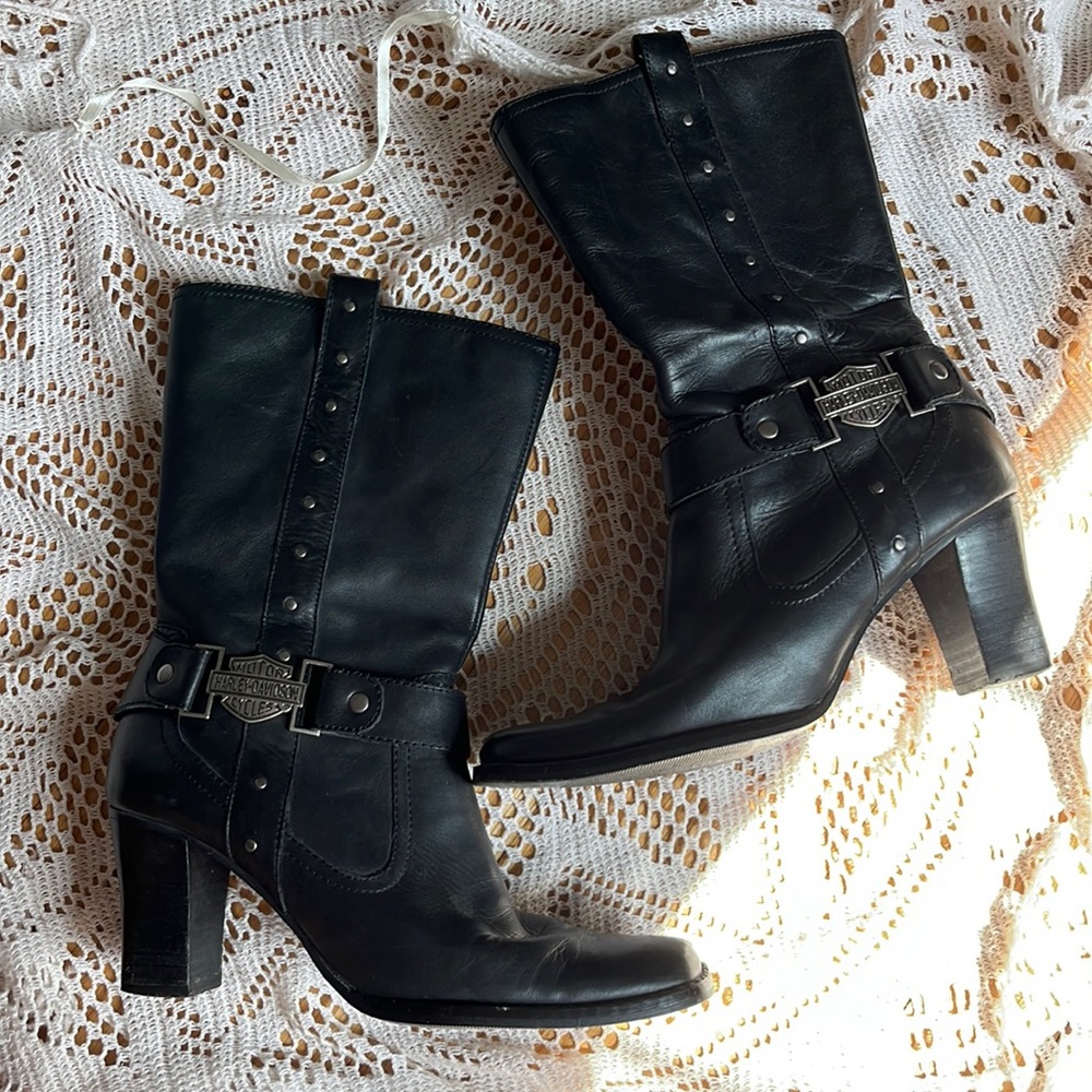 vintage harley davidson boots